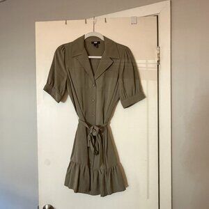 Paige Green Midi Dress S